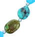 Sterling Silver Turquoise Southwest Bead Necklace RX114215